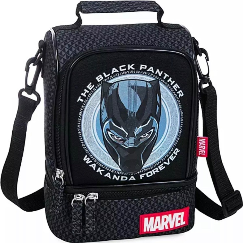Disney Store black panther backpack lunchbox set - Picture 6 of 12
